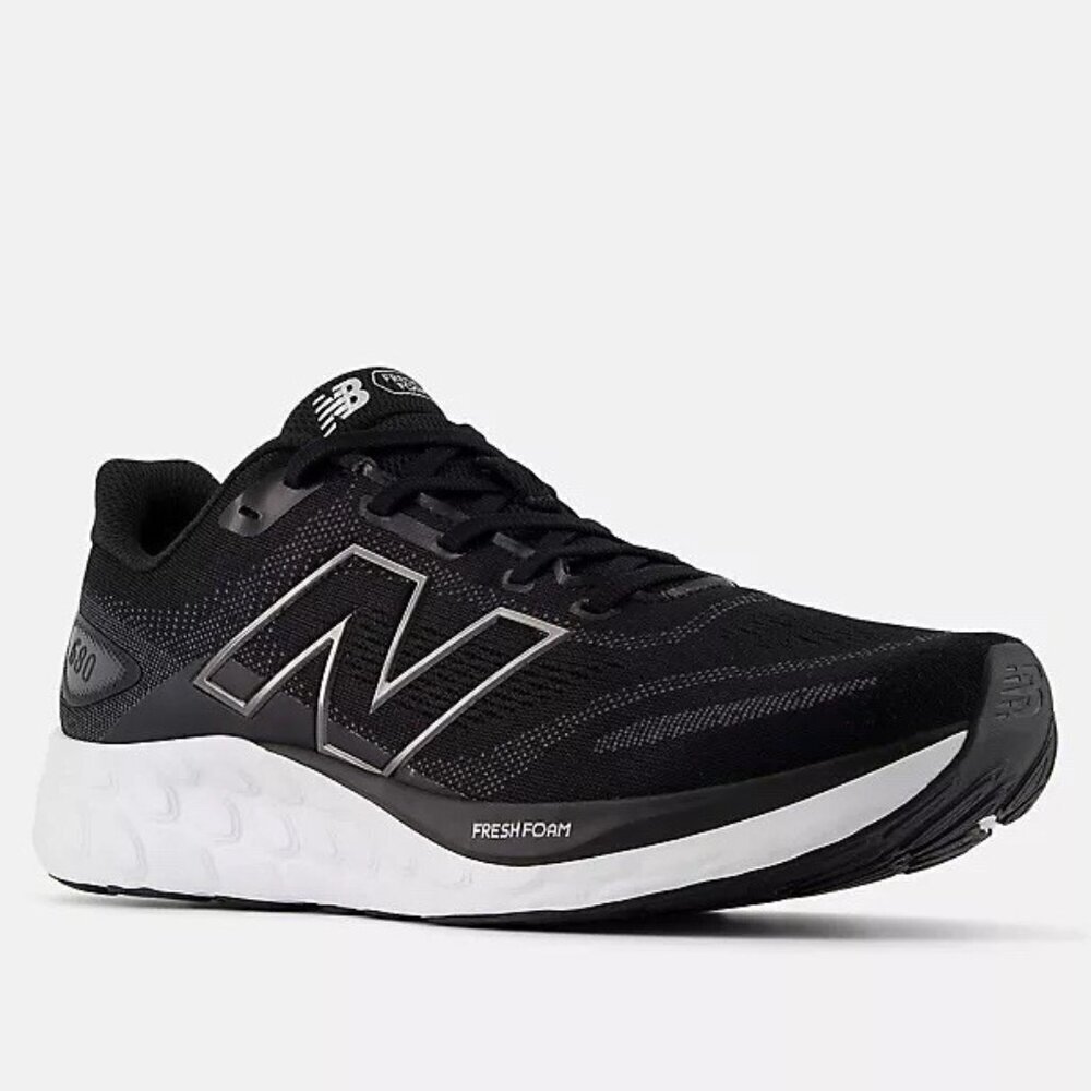 New Balance Fresh Foam 680v8 Men’s Shoes Black Gray 11.5 4E Extra Wide M680LK8